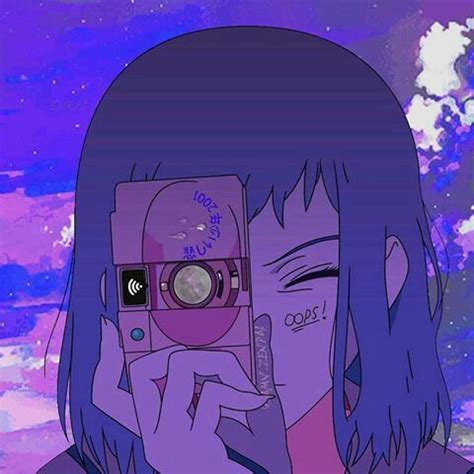 aesthetic anime camera vaporware grudge cute tumblr... Just a collection of aesthetic anime profile pics and icons that you could use for your profile.