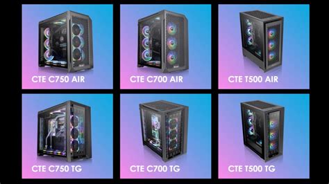 Thermaltake Cte Series Lineup Of Pc Cases Debuts At Ces