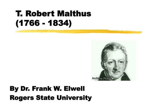 Ppt T Robert Malthus 1766 1834 Powerpoint Presentation Free