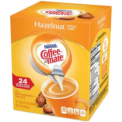 Coffee Mate Creamer Cups Nutrition Runners High Nutrition
