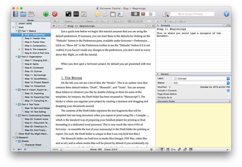 It has been around for more than a decade now and it keeps on being updated. Download Scrivener 2.7.1 - Mac
