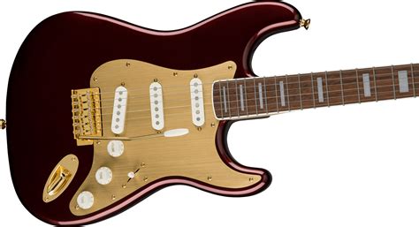 40th Anniversary Stratocaster Gold Edition Ruby Red Metallic Str