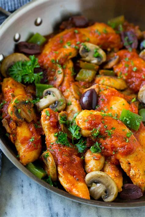 This is my favorite recipe. Easy Chicken Cacciatore Recipe | Healthy Fitness Meals