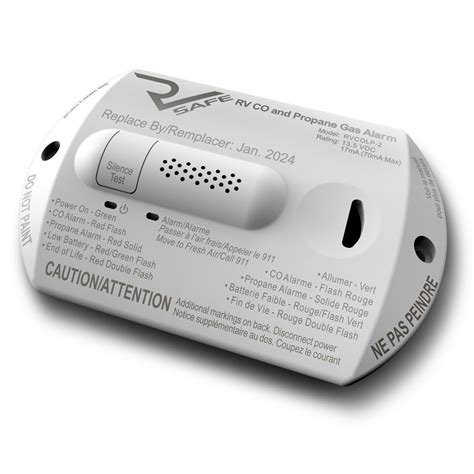 This will vary by brand. RV Safe Combination Carbon Monoxide and Propane Gas ...
