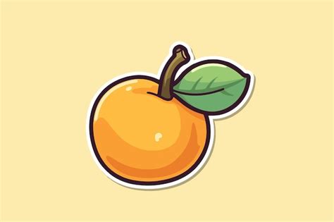 Premium Vector Sticker Of Fresh Fruit