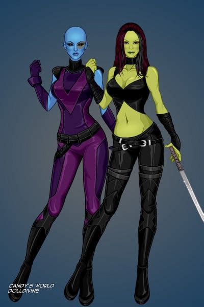 Nebula And Gamora Daughters Of Thanos ~ By Ellishul