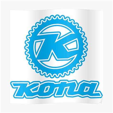 Kona Bikes Mtb Racing Bicycles Logo Poster For Sale By Allnewproducts