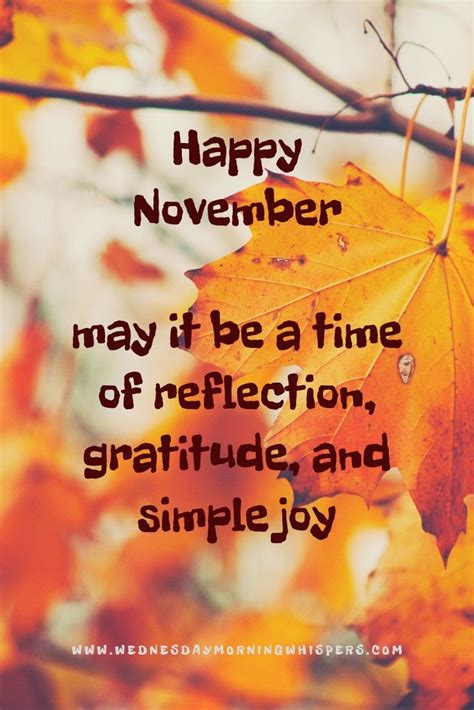 Welcome November Happy November Birthday Quotes Happy Thoughts