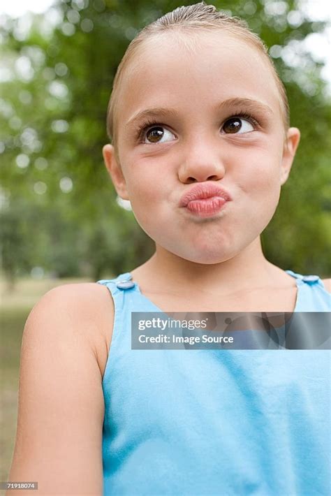 Girl Pouting High Res Stock Photo Getty Images
