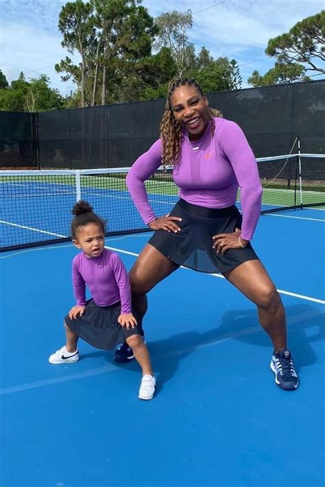 Serena Williams Playing Tennis With Daughter Alexis Shows That