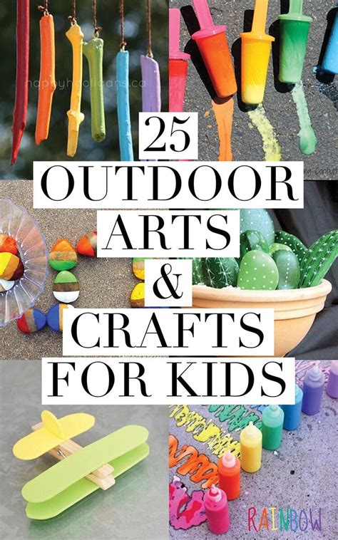 25 Outdoor Arts and Crafts for Kids | Arts and crafts for kids, Outdoor ...