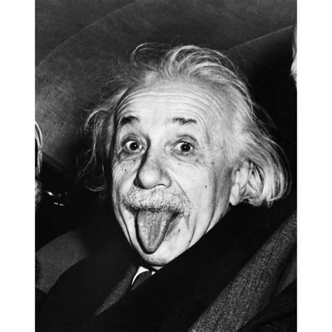 Poster Affiche Albert Einstein Tire La Langue 42x54cmB Cdiscount Maison