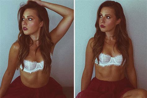 Bachelorette Katie Thurston Poses In A See Through Lace Bra And Writes Your Lips Are Like Wine