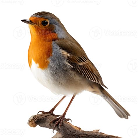 Beautiful Robin Bird On Transparent Background Ai Generated 27146066 Png