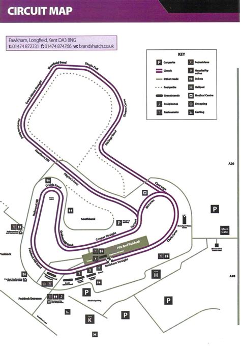 Our circuit guides are a useful resource before you head to your track or test day, but your progression on track will always be faster with if you'd like to follow our circuit guide with a track map, use the following diagram of brands hatch. International GT Open Brands Hatch 2010 - Racing Sports Cars