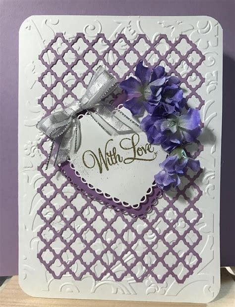 Valentines Day Elegant Handmade Greeting Card Beautiful Etsy