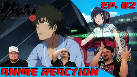 Anime Reaction Kuromukuro Ep 02 Youtube