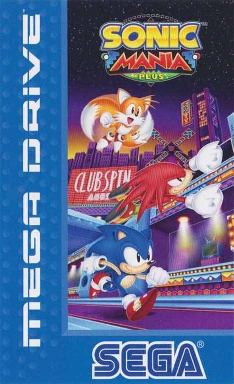 Sonic Mania Plus 2018 Nintendo Switch Box Cover Art Mobygames