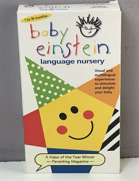 Pin By Gabe Giraldo On Baby Einstein Language Nursery 2002 Vhs Baby