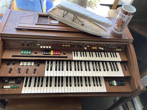 Yamaha Electone 3 Row Keyboard Organ With Bench
