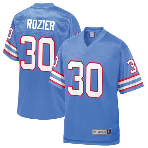 Mike Rozier Houston Oilers Nfl Pro Line Retired Team Player Jersey Royal