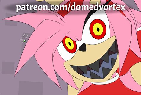 Amy Rose Boom Boo Possession Flat Colors Wip By Domedvortex On Deviantart