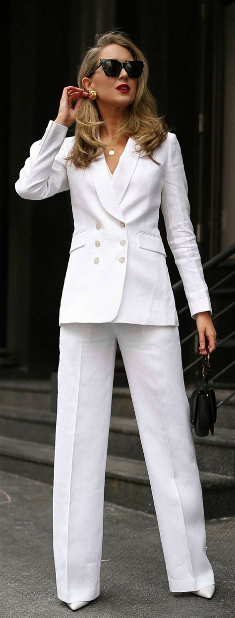 Spring Must Have The White Linen Suit Summer Fashion