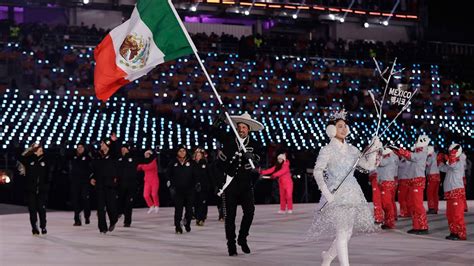 Con Cuatro Atletas Desfila Delegación Mexicana En Pyeongchang Proceso
