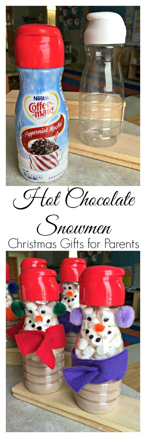 Are the gifts i can get for my parents customizable? Christmas Gifts for Parents ~ Coffee Creamer Snowmen