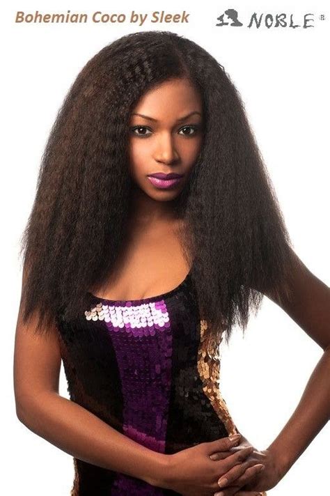 India human hair deep wavy hair extensions. Noble Synthetic Bohemian Coco 14 inch | Coco hair, Weave ...