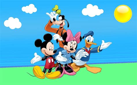 Hd Wallpaper Donald Duck Mickey Mouse And Goofy Cartoon Wallpaper Hd