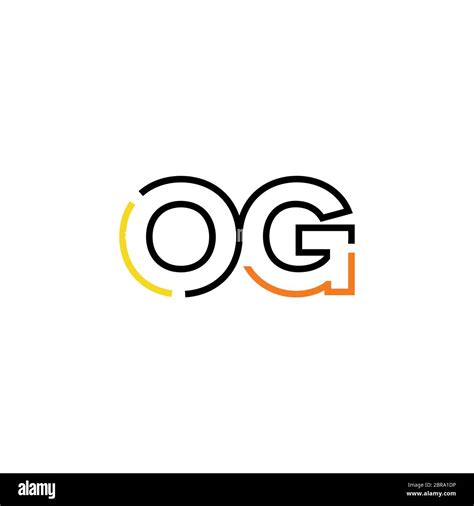 Letter Og Logo Icon Design Template Elements Stock Vector Image And Art