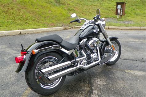 Manubrio stretto harley sterzo castiglion fiorentino (ar). 2013 Harley-Davidson® FLSTF Softail® Fat Boy® (Vivid Black ...