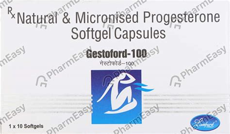 Gestoford 100 Mg Oralvaginalrectal Capsule 10 Uses Side Effects