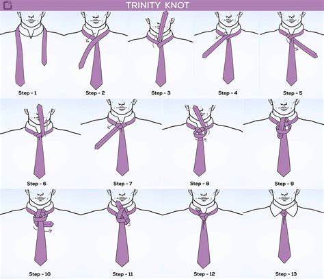 How To Tie A Trinity Knot Trinity Knot How To Tie Trinity Necktie