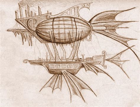 Airship By Afireonthesnow On Deviantart
