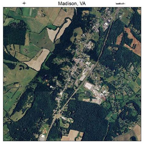 Aerial Photography Map Of Madison Va Virginia