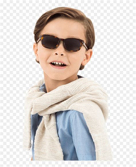 Blonde With Glasses Cool Sunglasses Kid Png Transparent