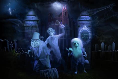Haunted Mansion Hitchhiking Ghosts Photograph By Mark Andrew Thomas