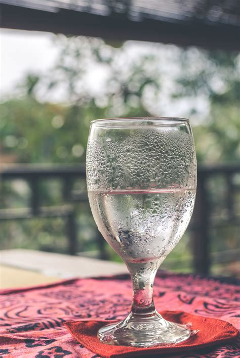 Wine Glass Filled With Water · Free Stock Photo