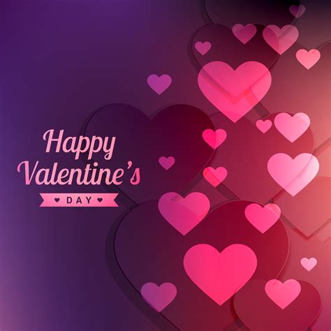Valentines Day Colorful Background Vector Design Illustration