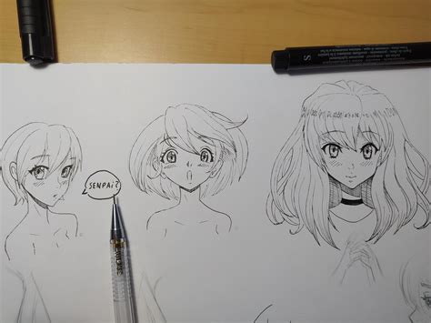 I Have Recently Started Learning To Draw Manga Style And These Are Some Of My First Attempts I