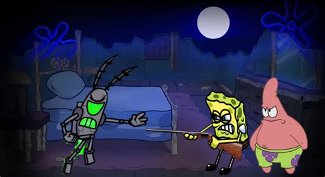 Fnf Concepts Spongebob And Patrick Vs Plankbot By Homersantiago On