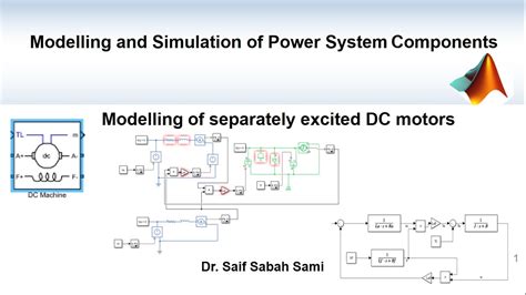 Lec 1 Modelling And Simulation Of Separately Excited Dc Motors Using