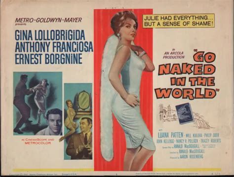 Go Naked In The World Original Movie Poster Gina Lollobrigida