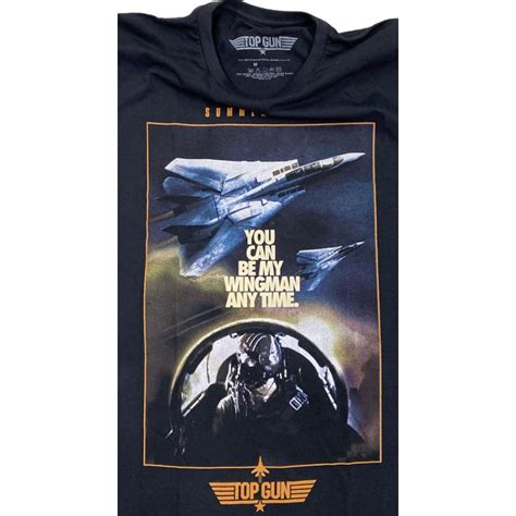 Top Gun・トップガン・wingman Poster・uk版・tシャツ・ 映画tシャツ Topgun Wingmandragtrain