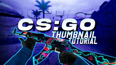 How To Make Csgo Thumbnail In Photoshop Ii Speedart Youtube