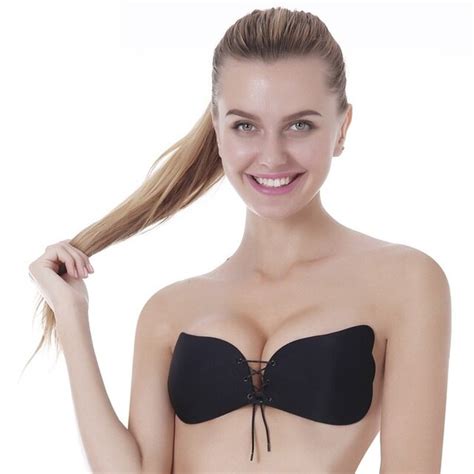 Women Push Up Sexy Invisible Adhesive Gel Strapless Backless Bra