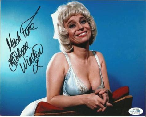 BARBARA WINDSOR SIGNED SEXY CARRY ON PHOTO 1 ALSO ACOA CERTIFIED EBay
