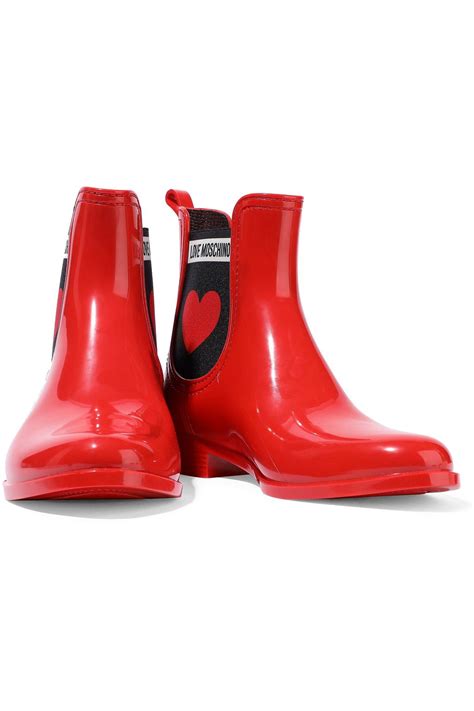 Tomato Red Rubber Rain Boots Sale Up To 70 Off THE OUTNET LOVE